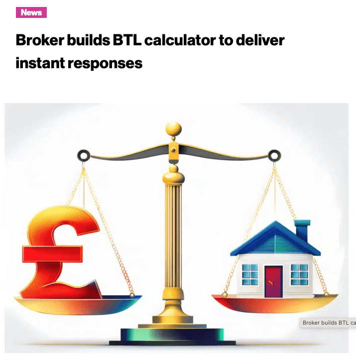 Image of a scale with £ sign on left and a home on right